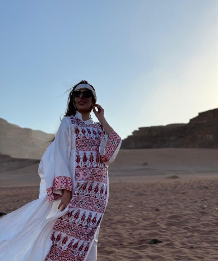 Tourist in Wadi Rum