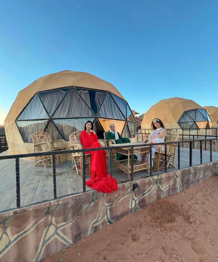 Bubble Tents in Wadi Rum