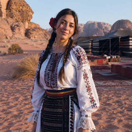 Romania  to jordan