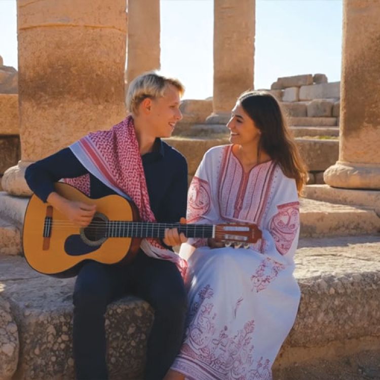 Couple in Wadi Rum