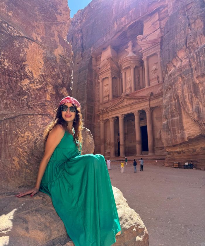 Tourist in Petra