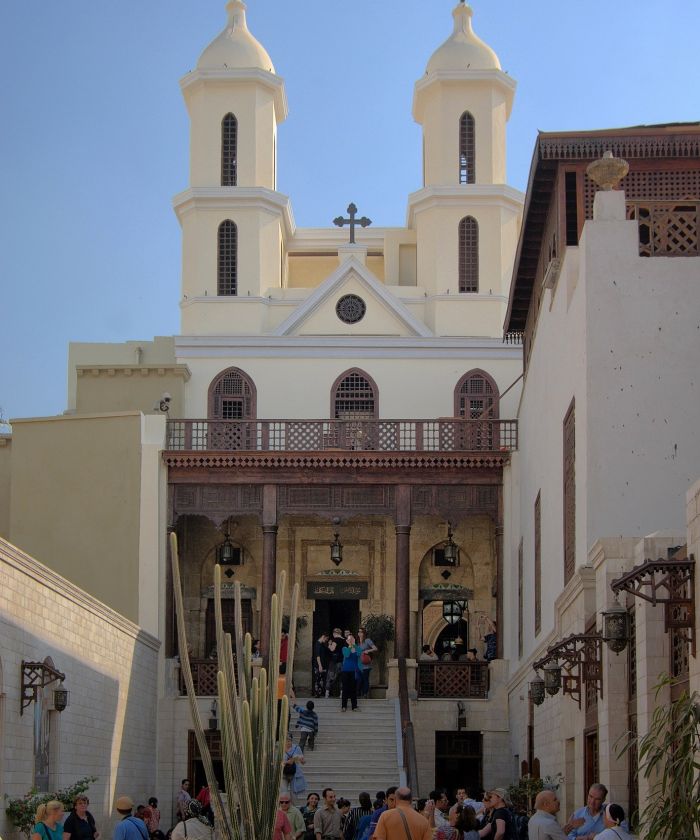  Tourists at Old Coptic Cairo