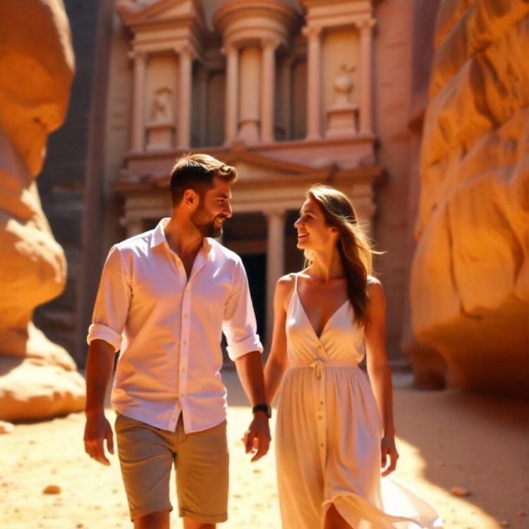 Couple in Wadi Rum