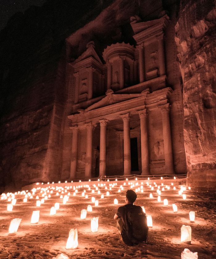 Petra by night 