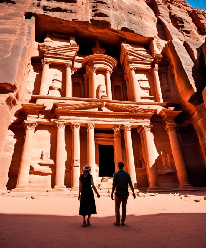 Couple in Petra