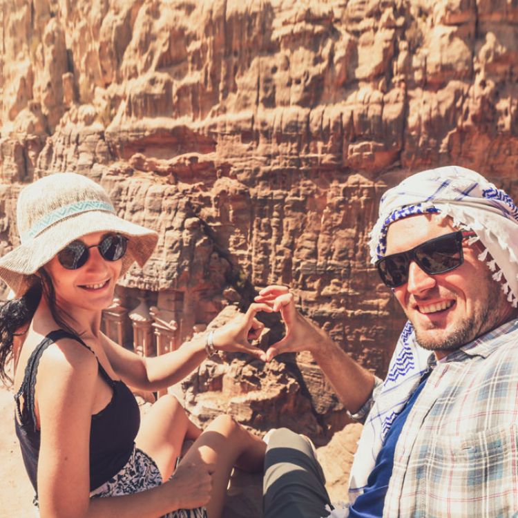 Couple in Wadi Rum